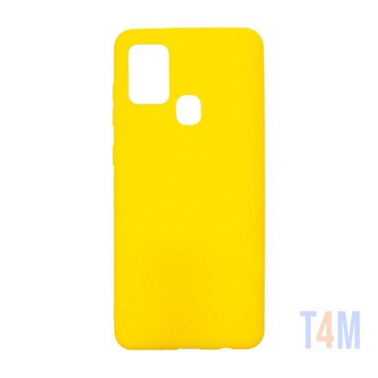 Funda de Silicona para Samsung Galaxy A21s Amarillo